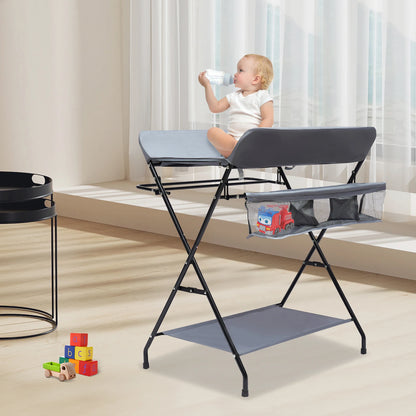 3 In 1 Changing Tables,  Portable Changing Station, Folding Infant Diaper Nursery Organizer Changer Unit Baby Changing Station