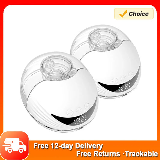 Tire-lait électrique portable mains libres MY-375, léger, avec écran LED, 4 modes et 12 niveaux
