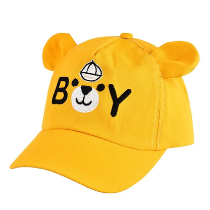 Cute Dinosaur Baby Bucket Hat Summer Newborn Baseball Cap Outdoor Beach Kids Baby Boy Girl Cartoon Bear Sun Hats Bonnets