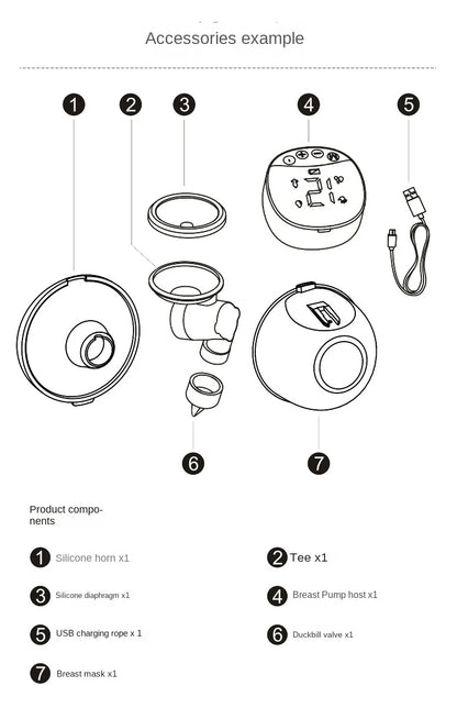 Nouveau tire-lait électrique portable LCD, automatique, mains libres, silencieux, rechargeable par USB, extracteur de lait pour bébé, allaitement maternel, sans BPA