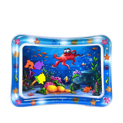 Inflatable Tummy Time Mat Premium Baby Play Mat Inflatable Water Cushion Interactive Baby Gym Baby Toys for Sensory Development