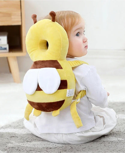 Coussin de protection pour la tête et le dos pour bébé, coussin de protection pour apprendre à marcher, couvre-chef pour prévenir les blessures, coussin de sécurité pour prévenir les chutes, dessin animé, abeille, oreillers pour enfants