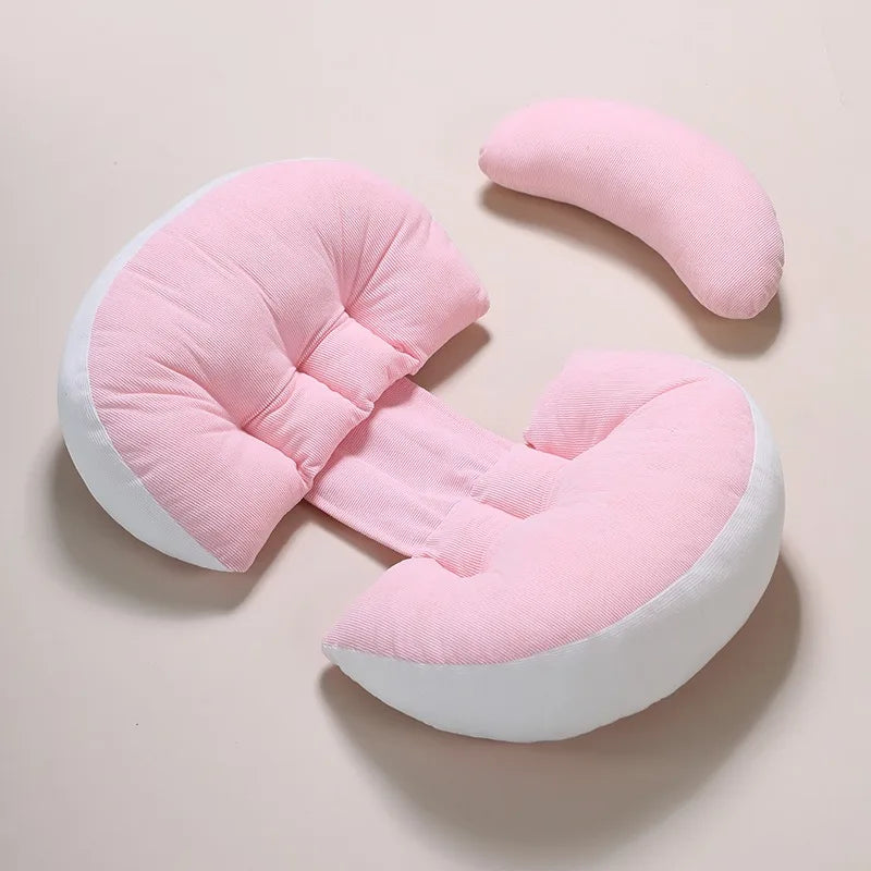 Coussin de soutien abdominal en coton pour femmes enceintes, multifonctionnel et doux, idéal pour la grossesse et la maternité