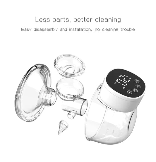 Tire-lait portable, mains libres, électrique, simple, portable, ventouse, niveaux d'aspiration, confortable, machine à traire, tire-lait automatique