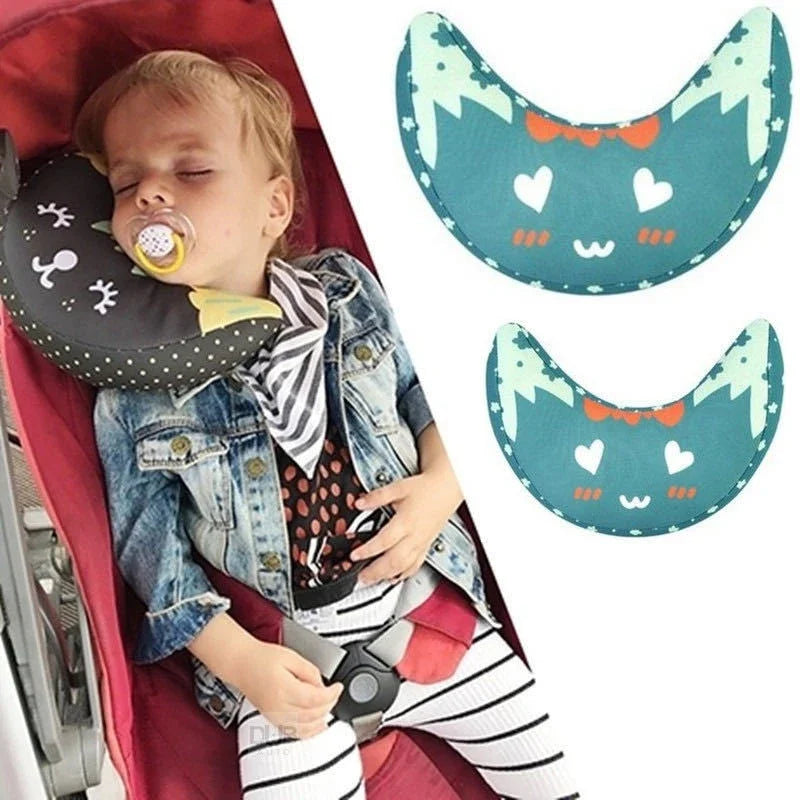Baby Car Seat Pillow Safety Headrest Shoulder Support Pad Baby Stroller Cushion Head Protection For Kid Children Car Neck Pillow