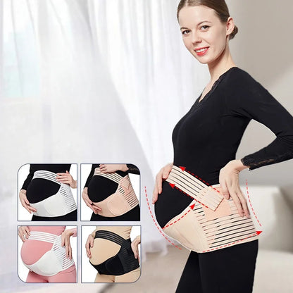 Ceinture de soutien abdominale pour femmes enceintes, ceinture de soutien ajustable pour le dos, ceinture de protection pour la maternité et la grossesse