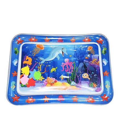Inflatable Tummy Time Mat Premium Baby Play Mat Inflatable Water Cushion Interactive Baby Gym Baby Toys for Sensory Development