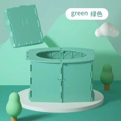 Portable Potty Child Travel Baby Pot Foldable Children's Potty Training Seat Easy to Clean Toilet Child Potty Training Seat