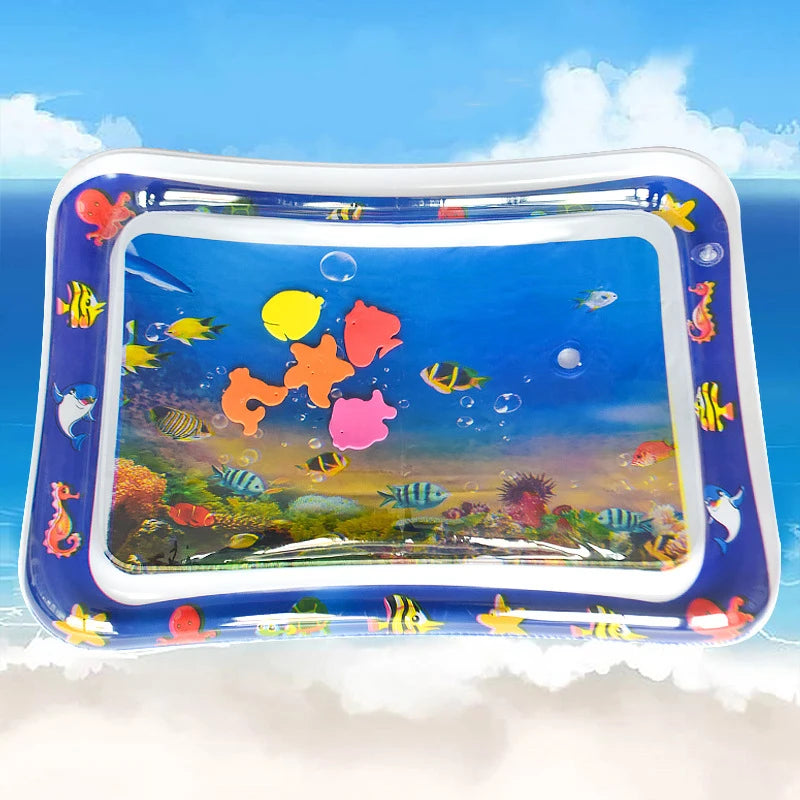 Baby Play Mat Inflatable Water Cushion PVC Infant Tummy Time Toddler Water Pad For Kids Early Education Developing Activity Toys