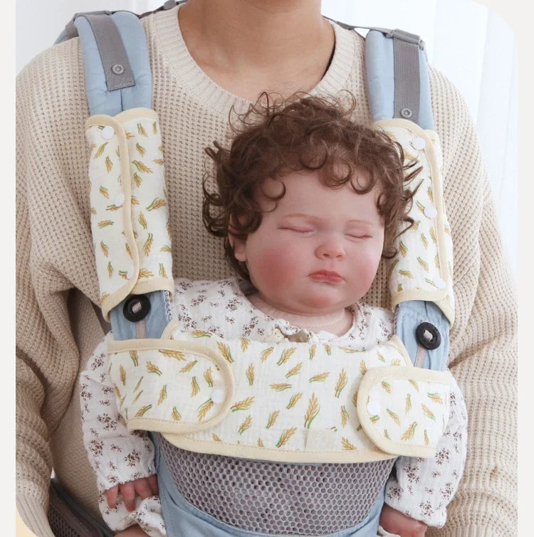 Baby Safety Belt Accessories Soft Cushion Shoulder Strap Cover Baby Waist Stool Drooling Bib Baby Strap Bib