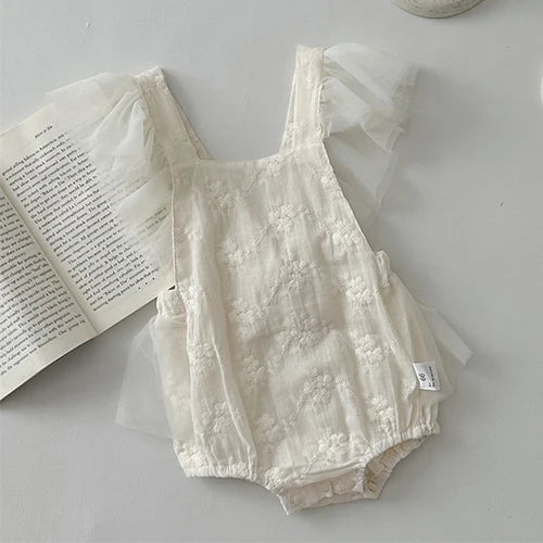 Barboteuse à manches longues pour bébé fille, nouvelle collection automne 2024, en coton imprimé, combinaison pour bébé fille de 0 à 24 mois