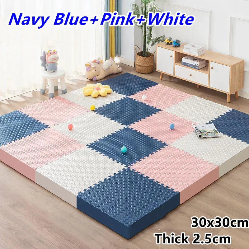 8PCS Tatame Gyms & Playmats Baby Floor Mat Floor Noise Tatamis for Babies Sound Deadening Mat Puzzle Mat Baby Play Gym Mat