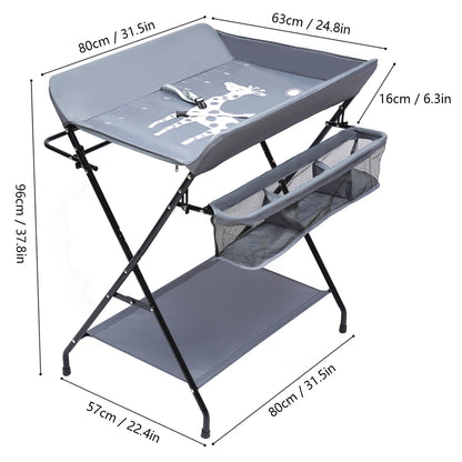 3 In 1 Changing Tables,  Portable Changing Station, Folding Infant Diaper Nursery Organizer Changer Unit Baby Changing Station