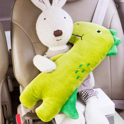 Seat Belt Pillow for Kids,Dinosaur Car Pillow for Kids,Toddler Seat Belt Cushion Seatbelt Cover for Girl Boy Baby Car Stroller