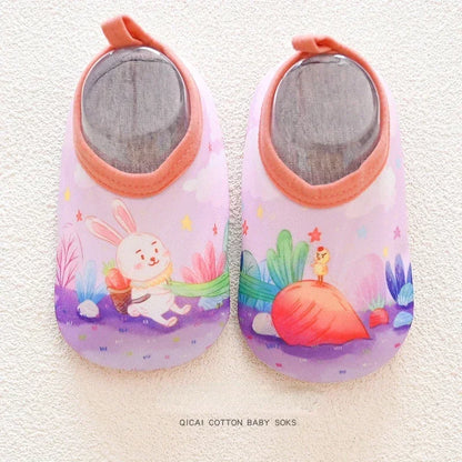 Chaussures d'eau pour bébé, motif animal de dessin animé coloré, pour piscine, plage, enfants, natation, surf, sport, baskets, chaussettes antidérapantes pour intérieur et extérieur