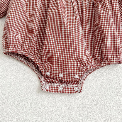 Robe d'automne à manches longues et col en dentelle pour bébé fille, tenue princesse pour nouveau-né
