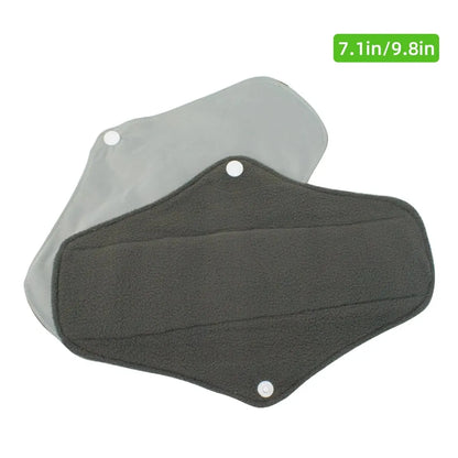 Lot de 2 serviettes hygiéniques en tissu de bambou réutilisables et lavables pour femmes, pour l'allaitement post-partum