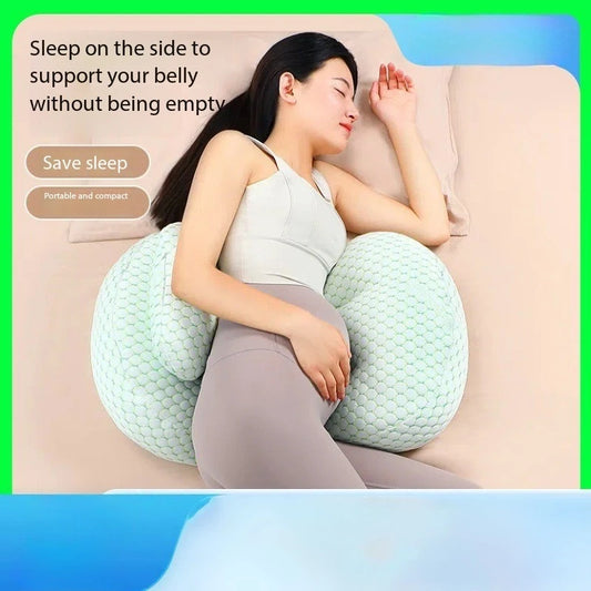 Coussin de soutien abdominal en coton pour femmes enceintes, multifonctionnel et doux, idéal pour la grossesse et la maternité