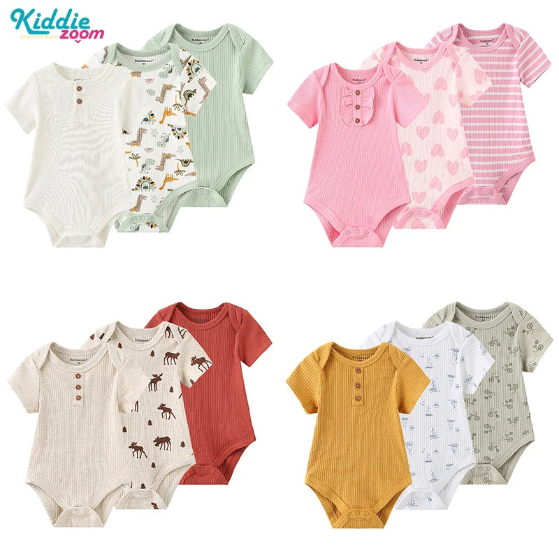 Body côtelé en coton pour nouveau-né, vêtements pour bébé garçon et fille de 0 à 12 mois