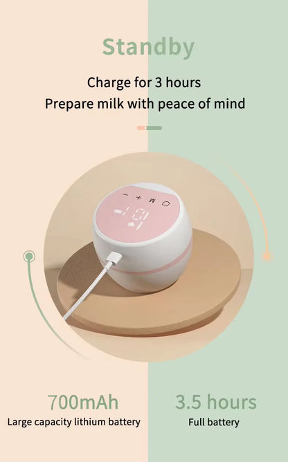 Tire-lait électrique automatique, rechargeable par USB, portable, silencieux, puissant, sans BPA
