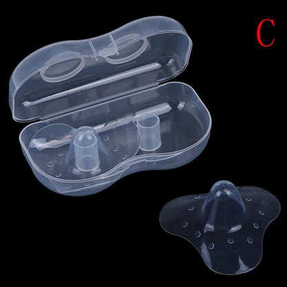 2pcs Silicone Nipple Protectors Feeding Mothers Nipple  Protection Cover Breastfeeding Mother Milk Silicone Nipple