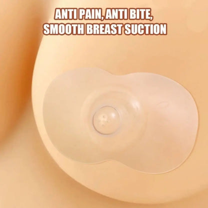 Lot de 2 protège-tétons en silicone ultra-fins en forme de papillon, anti-morsures, fournitures d'allaitement