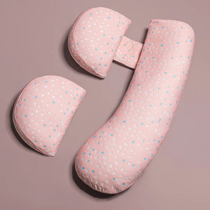 Coussin de grossesse doux en forme de U pour dormir sur le côté, coussin lombaire pour femmes enceintes, coussin de maternité, coussin pour le ventre, fournitures de grossesse