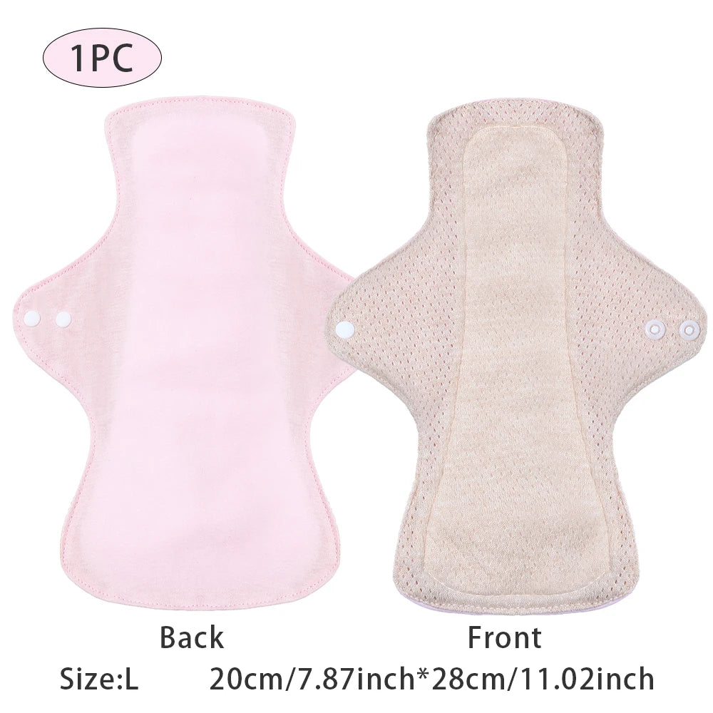 Serviettes hygiéniques en coton coloré BIAI, lavables et réutilisables, très absorbantes et respirantes, cadeau pour femme