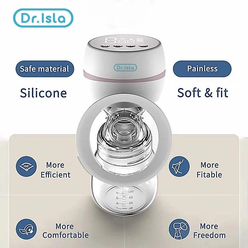 Tire-lait électrique automatique, rechargeable par USB, portable, silencieux, puissant, sans BPA