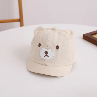 Cute Dinosaur Baby Bucket Hat Summer Newborn Baseball Cap Outdoor Beach Kids Baby Boy Girl Cartoon Bear Sun Hats Bonnets