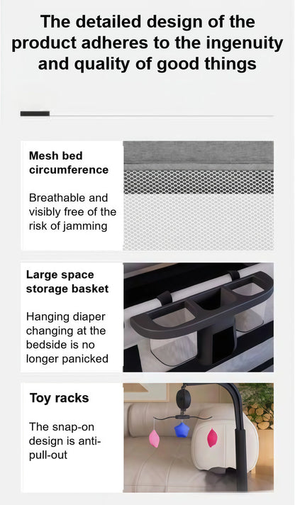 Baby Bed Baby Crib Bed for Newborn baby Cradle for Baby Game Baby Cot Baby nest Multifunctional  Kids  Infant Toddler Children