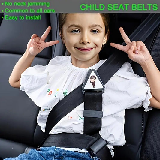 Child Car Seat Belt Retainer Adjustment Fixation Anti-stroke Belt Children Shoulder Guard Buckle Seatbelt for Kids Car-styling