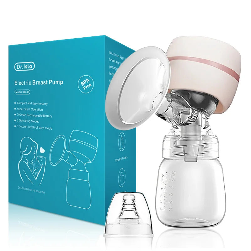 Tire-lait électrique automatique, rechargeable par USB, portable, silencieux, puissant, sans BPA
