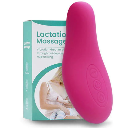 Masseur d'allaitement chauffant pour l'allaitement, l'allaitement, le pompage du lait, les canaux obstrués, la mastite, l'engorgement et l'écoulement du lait