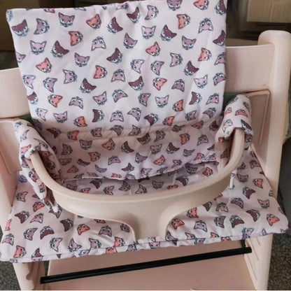 Baby Highchair Seat Cushion For Stokke Tripp Trapp Growth Stool Bebe Dinner Chair Replacement Accessories Seat Liners