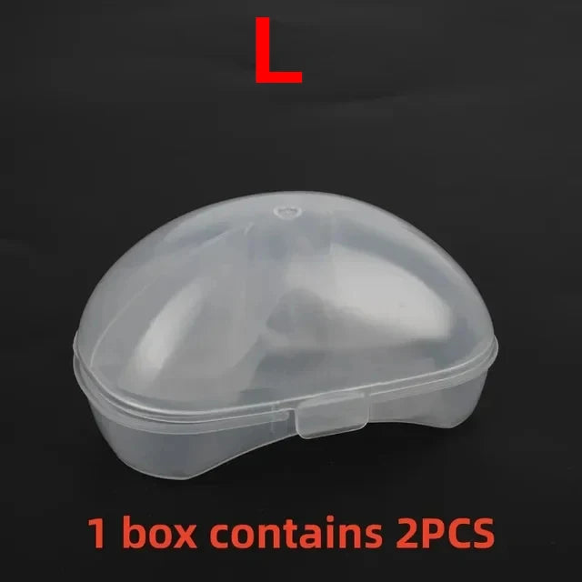Lot de 2 protège-mamelons d'allaitement en silicone souple