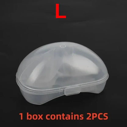 Lot de 2 protège-mamelons d'allaitement en silicone souple