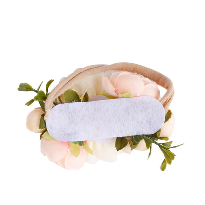 Baby Princess Flower Headband Girl's Floral Head Band Girl Flower Fontanelle Hair Dressing Headbands with big flower for party