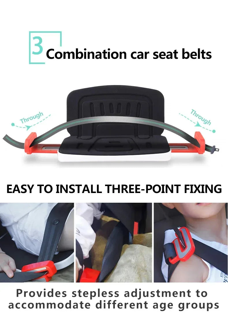Ifold Portable Baby Car Seat Safety Cushion Travel Pocket Foldable Child Car Safety Seats Harness The Grab and Go Booster