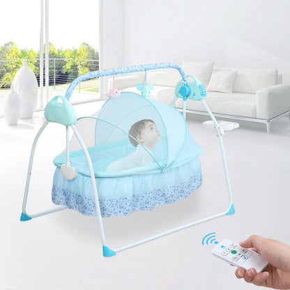 [Automatic Baby Swing] 1 Automatic Baby Swing with Music & Mosquito Net - for Infants