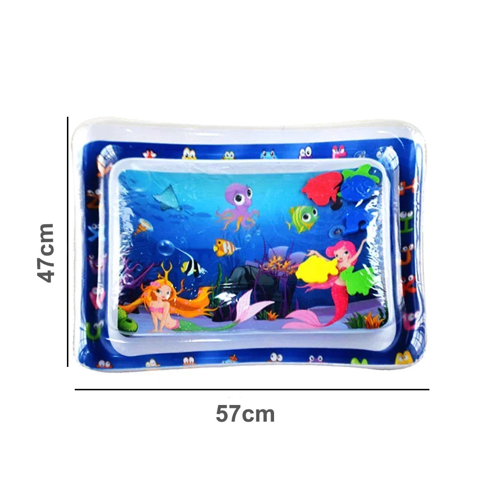 Baby Water Play Mat Inflatable Cushion PVC Infant Tummy Time Toddler Water Pad for Kids Early Education Developing Toys Gift
