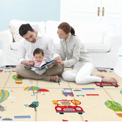 Activities mat for baby Outdoor Camping Mat Foldable Play Mat Double-Sided Cartoon Pattern Waterproof Carpet Easy to Carry