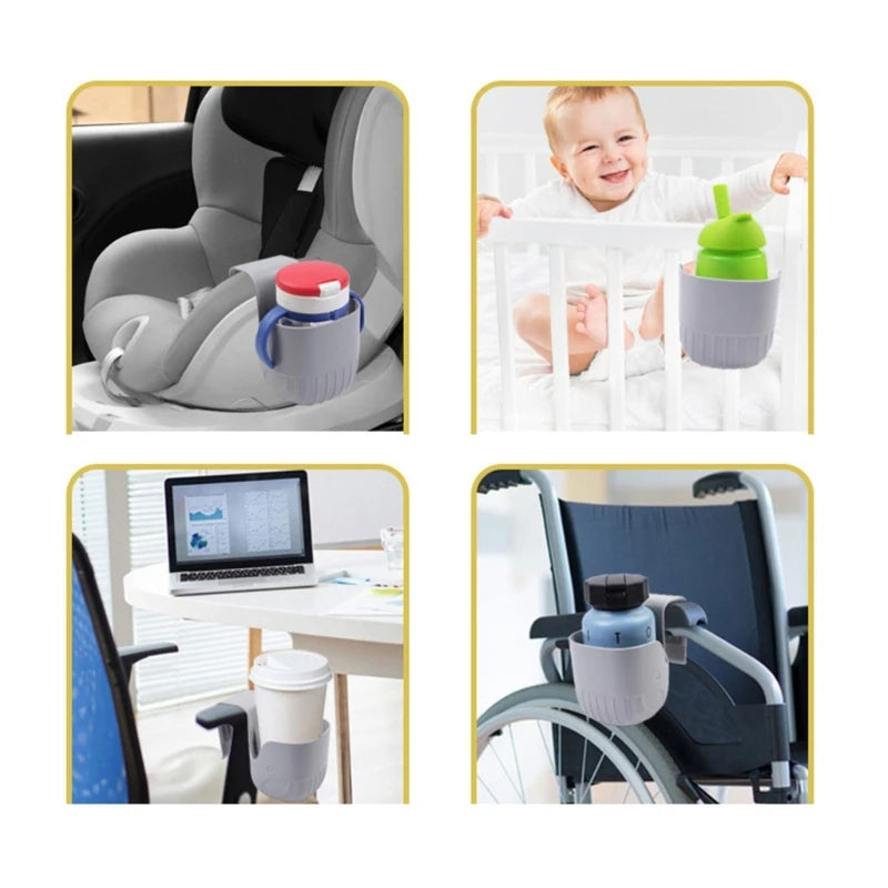 Baby Car Safety Seat Cup Holder Drink Beverage Stand Snack Storage Tray Food Drink WaterBottleOrganizer Auto Accessory