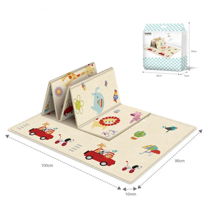 Activities mat for baby Outdoor Camping Mat Foldable Play Mat Double-Sided Cartoon Pattern Waterproof Carpet Easy to Carry