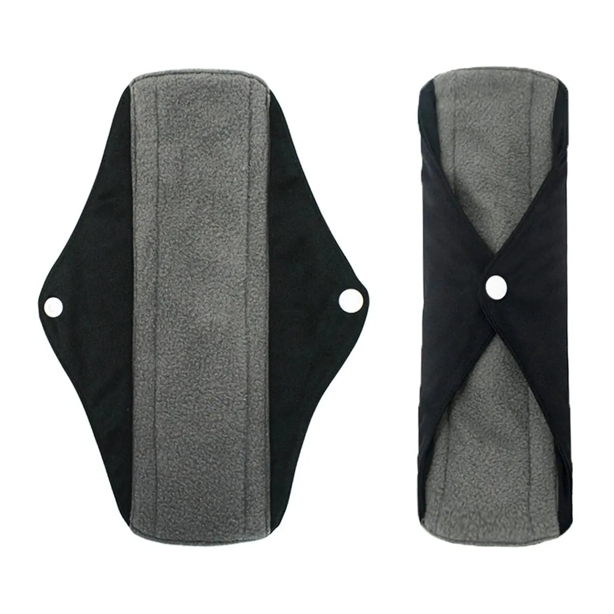 Lot de 2 serviettes hygiéniques en tissu de bambou réutilisables et lavables pour femmes, pour l'allaitement post-partum