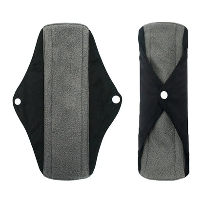 Lot de 2 serviettes hygiéniques en tissu de bambou réutilisables et lavables pour femmes, pour l'allaitement post-partum