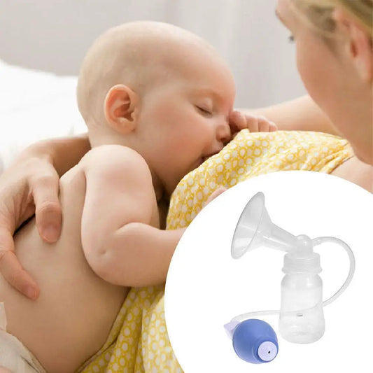 Machine à traire manuelle, extracteur de lait maternel portable avec biberon, forte aspiration pour l'allaitement et les fournitures post-partum