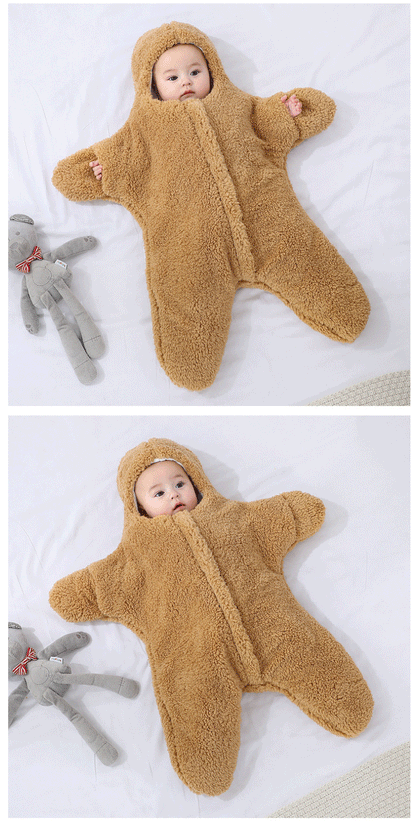 Combinaison à capuche pour nouveau-né, garçon et fille, motif dessin animé, vêtements à manches longues, tenue une pièce pour tout-petit