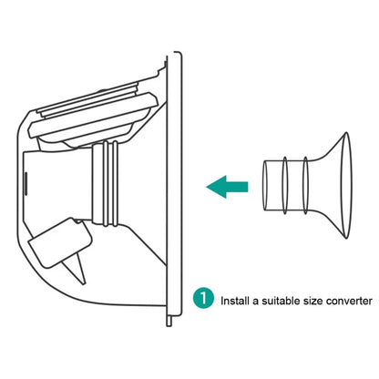 Inserts de bride mammaire 17/19/21 mm pour bonnet de collecte 24 mm-30 mm, accessoires de conversion mammaire portables