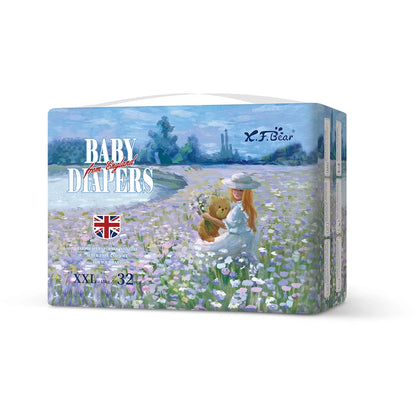 Xiaofeixiong disposable baby diaper, skin friendly and soft, multi-layer breathable